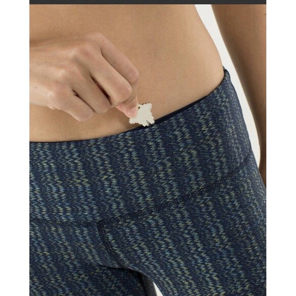 Lululemon Pants Wunder Under Legging Ziggy Wee Inkwell SZ Small 30” Inseam EUC - Picture 3 of 11